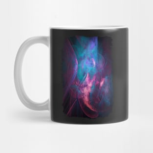 Alien Code Teal Magenta Mug